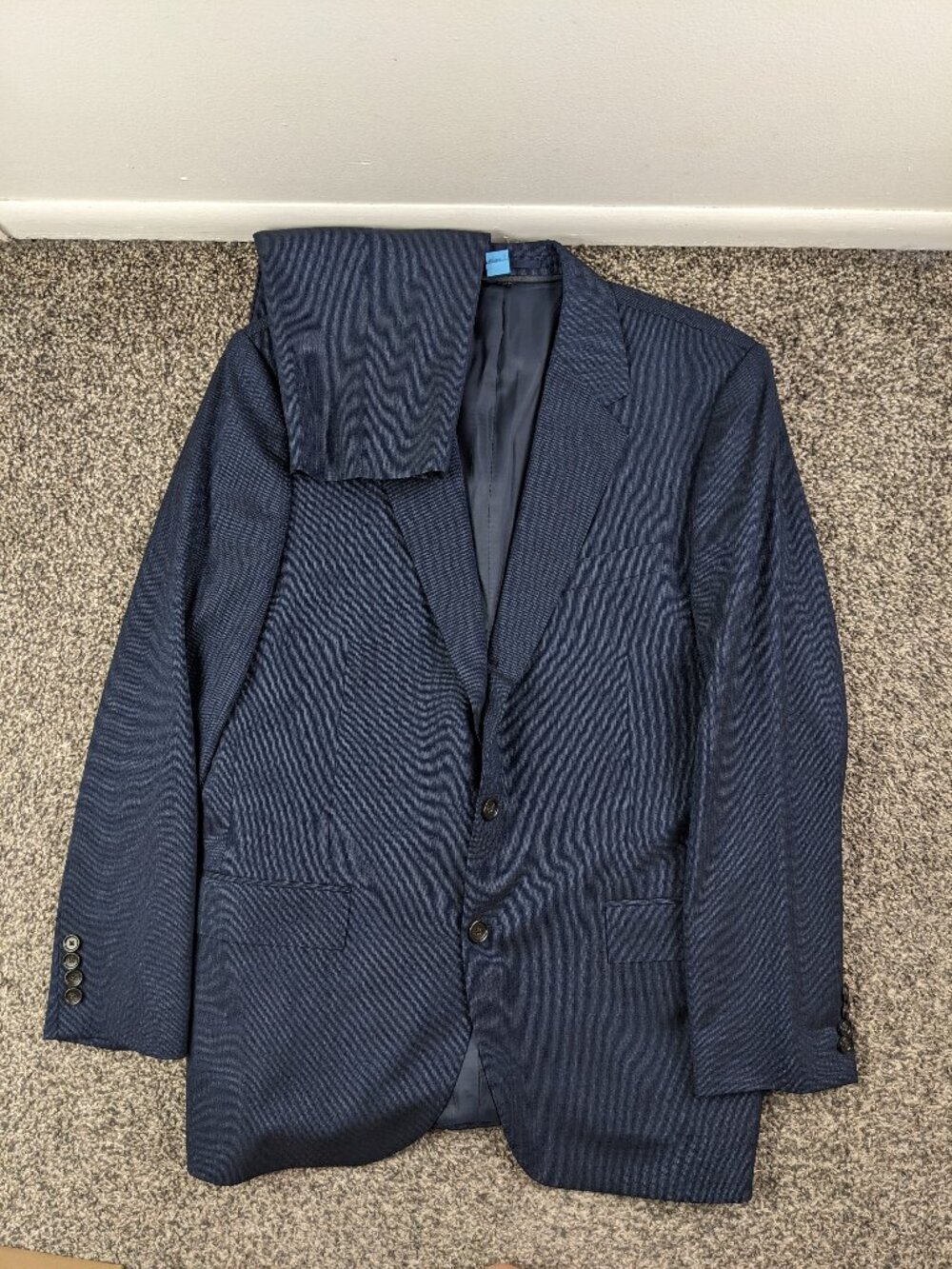 2020 J Crew Suit Ludlow 42R Slim Fit Four Season Wool Mini Herringbone 36x30